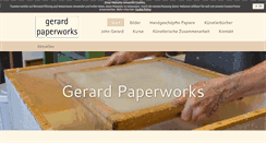 Desktop Screenshot of gerard-paperworks.com